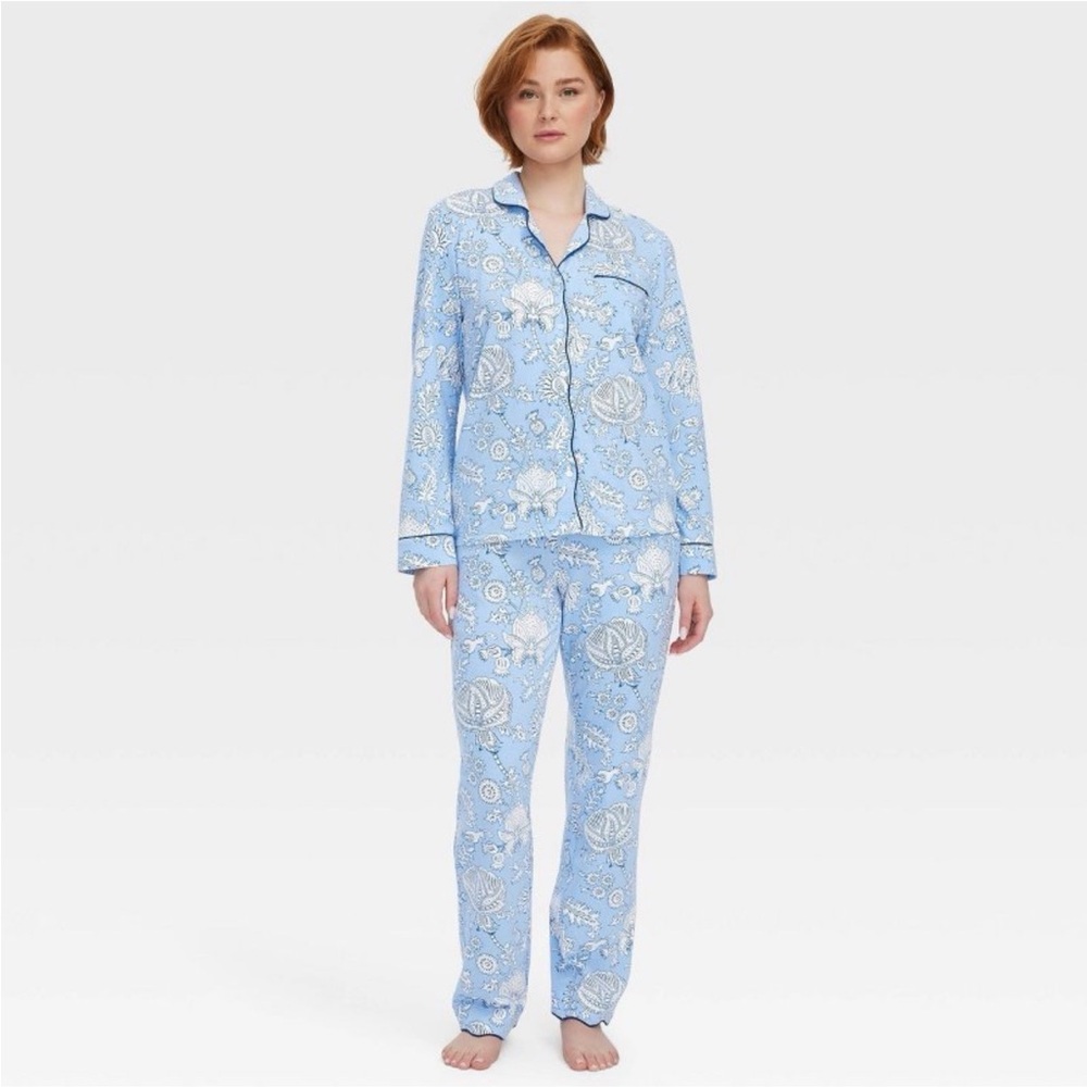 Roller Rabbit Target Blue Floral Pajamas